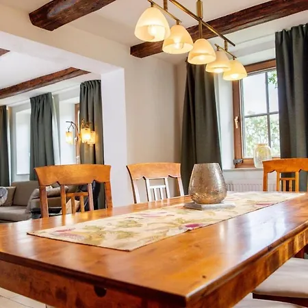 Fachwerk-villa Fuer 10 Mit Pool, Sauna, Fluegel, Kamin 別荘 Friedland