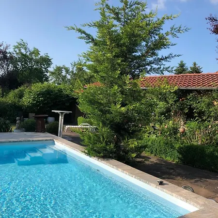 別荘 Fachwerk-villa Fuer 10 Mit Pool, Sauna, Fluegel, Kamin Friedland